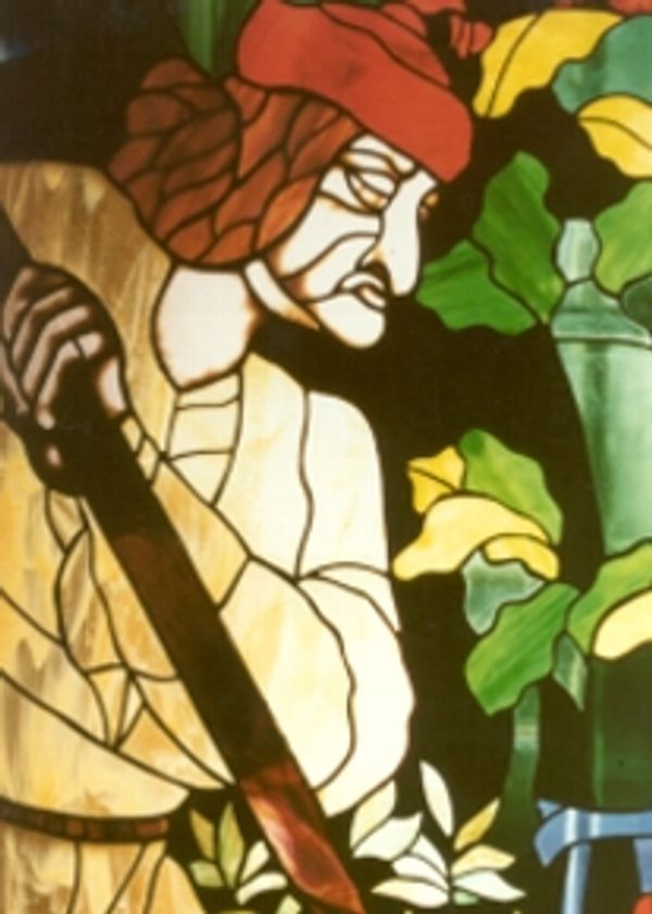 The Stained Glass Unicorn, detail.