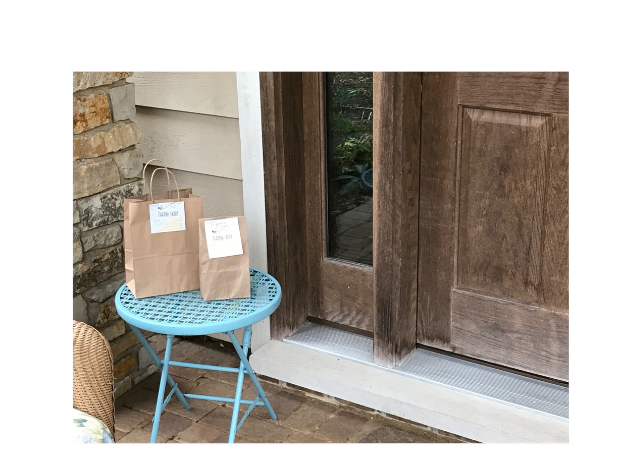 Pickup at our house - no contact!  Easy, quick and free!