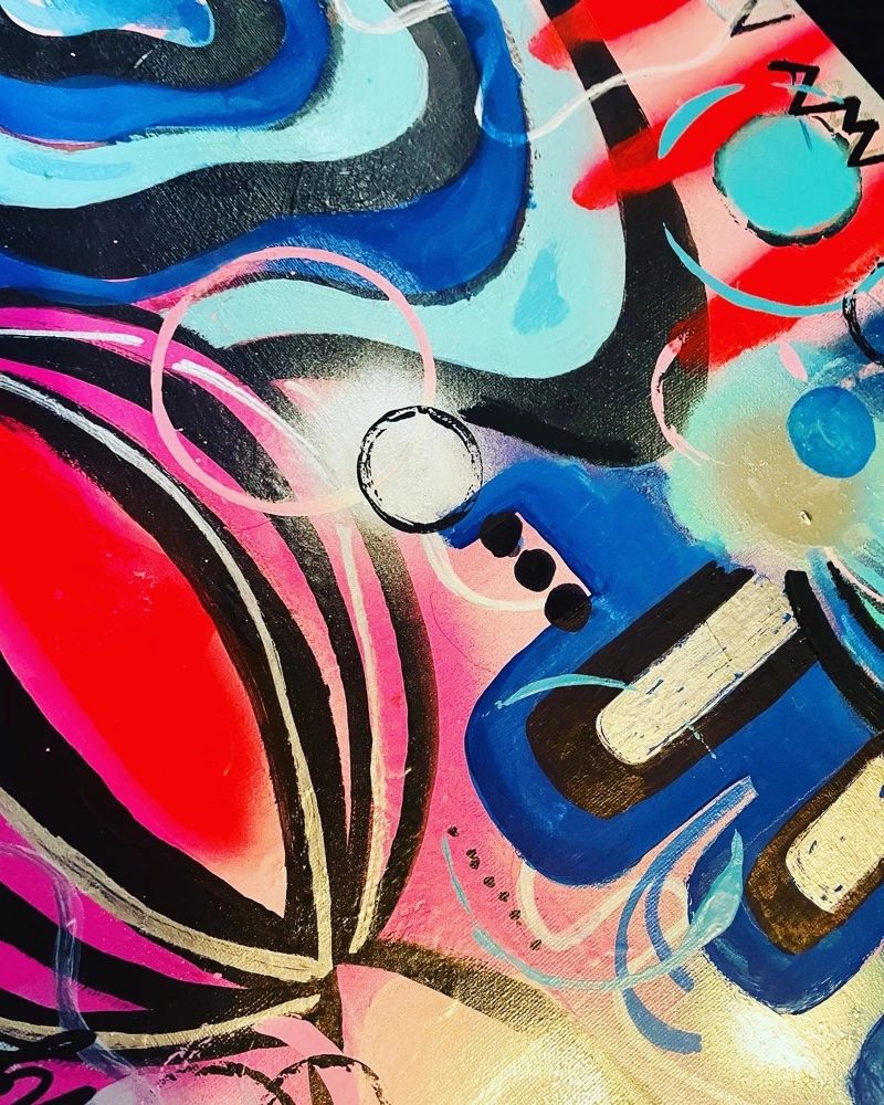 One of my many original artworks that's available in the shop!