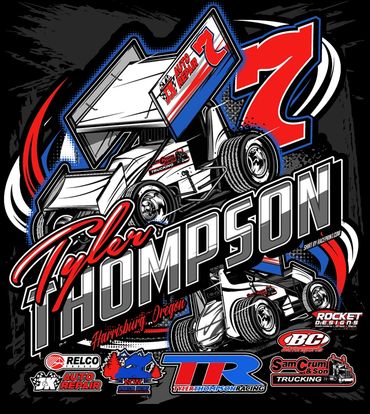 midget racing shirt sprints