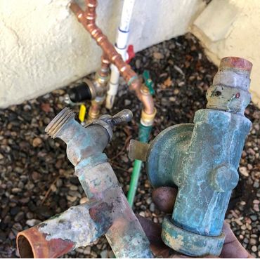 Copper Waterline Repairs, Mainline
