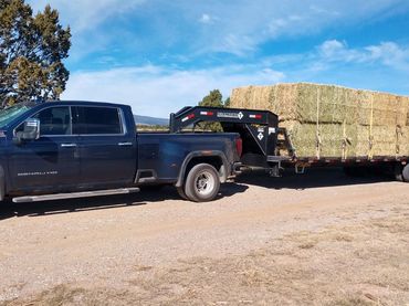 Hauling 24 3x3 bails / 24tons of Hay