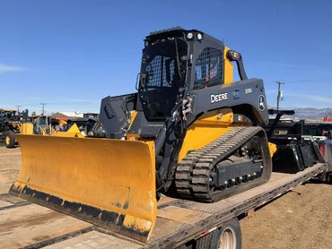 Hauling a Skid-steer with dozer blade