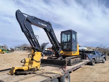 Hauling a Mini Excavator