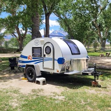EZ Kampin Rentals Teardrop Trailer Rentals Tent Camping Packages Lone Pine, CA Eastern Sierra Bishop