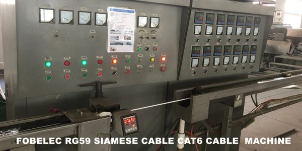 COAXIAL CABLE RG59 SIAMESE CABLE MANUFACTURER MACHINE