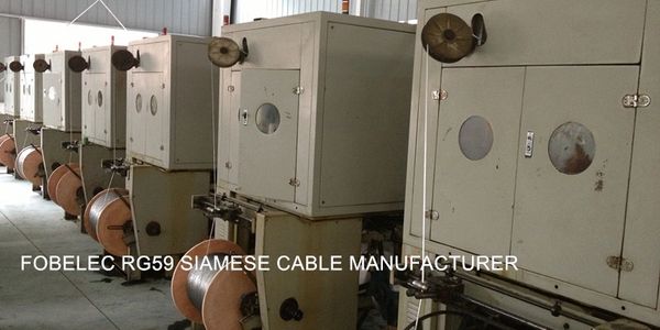COAXIAL CABLE RG59 SIAMESE CABLE FACTORYS MACHINE