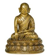 Phagmo Drupa 帕摩竹巴
14th century / 十四世紀
Tibet, Founder of Densatil Monaster
西藏, 竹巴噶舉派, 丹薩替寺創始人
14 cm H