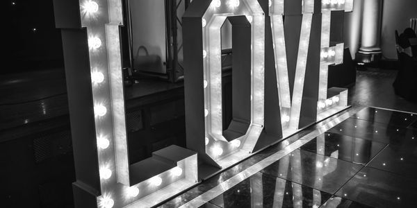 Love Marquee Letters for a Wedding