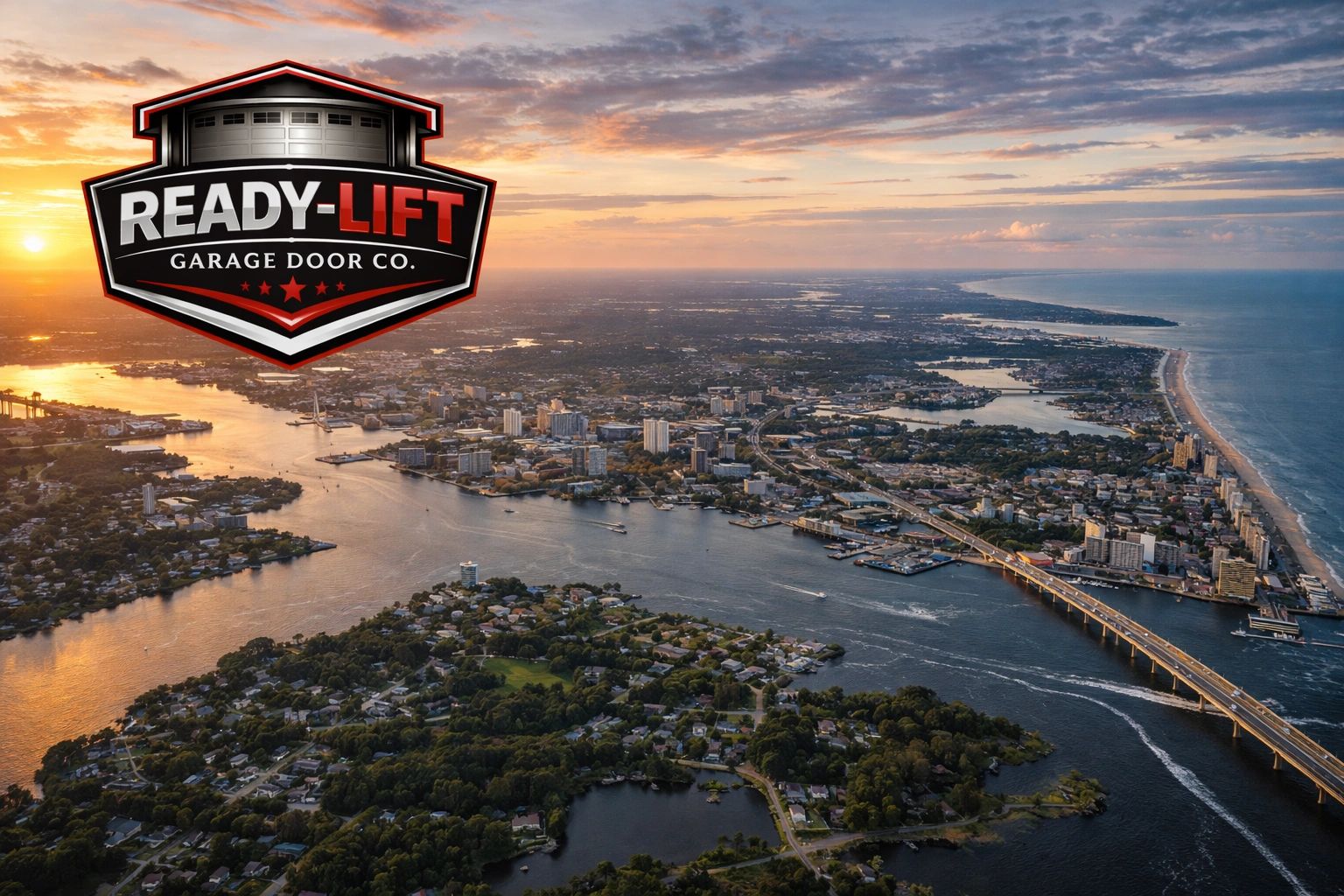 Ready Lift Garage Door Company servicing South Hampton County, Isle of Wight County, Chesapeake, VA