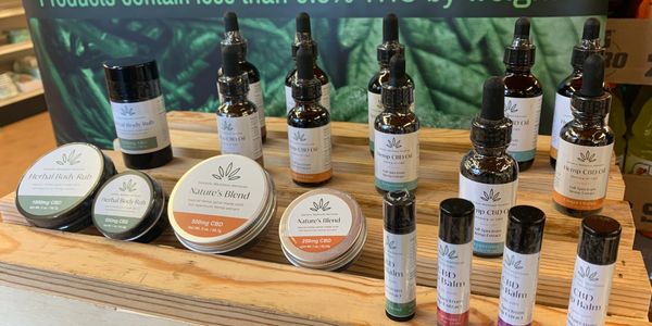 Full-spectrum hemp CBD cannabis products with compliant amounts of THC including CBD Tincture