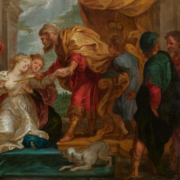 Jan Boeckhorst? "Esther before Ahasuerus"