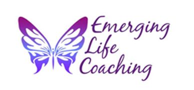 Emerging Life Coaching butterfly logo