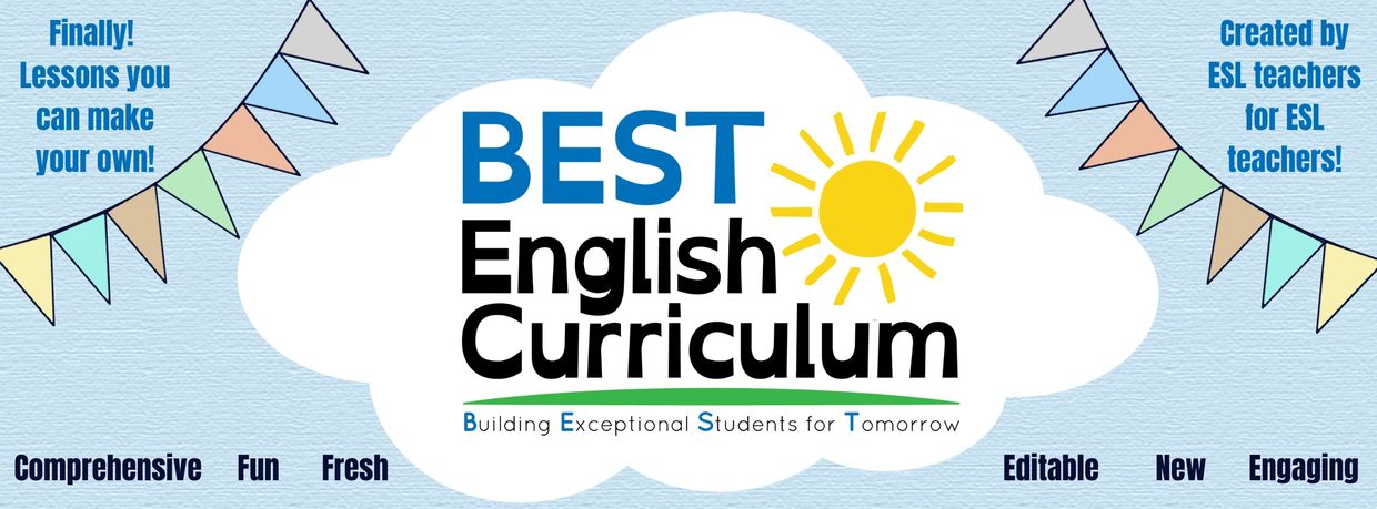 BEST English Curriculum for ESL lessons private tutoring editable google slides for sale