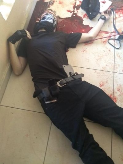 The corpse of 17 year old Guilherme Taucci Monteiro after committing suicide