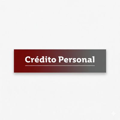 Banner with the text 'Crédito Personal' on a gradient background.