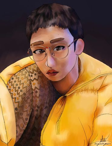 Digital Painting of Key from SHINee