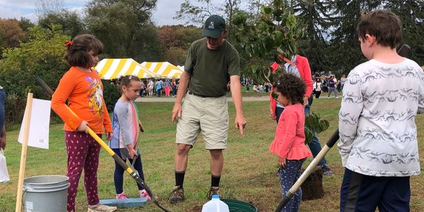 Future Tree growers of Madison at the Bauer Park Harvest Festival.