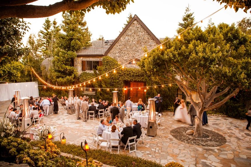 This classic California mansion is an intimate and private venue perfect for a wedding.