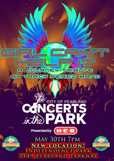 Girl Can't Help It - A Journey Tribute by Tracy Perez Pearland Concerts in the Park