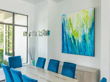 Living Dining Large Artwork