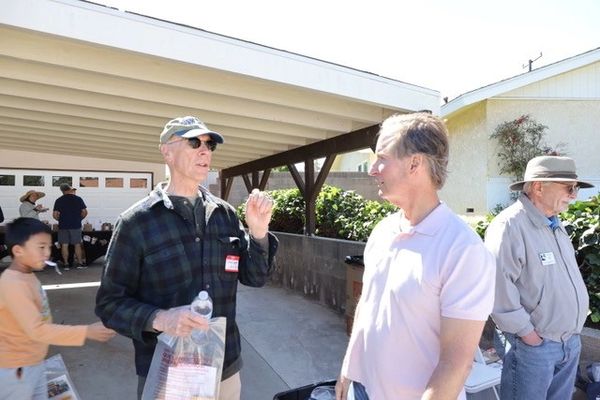 John Cruikshank with Glenn Cornell at the Rolling Hills Riviera HOA Ice Cream Social