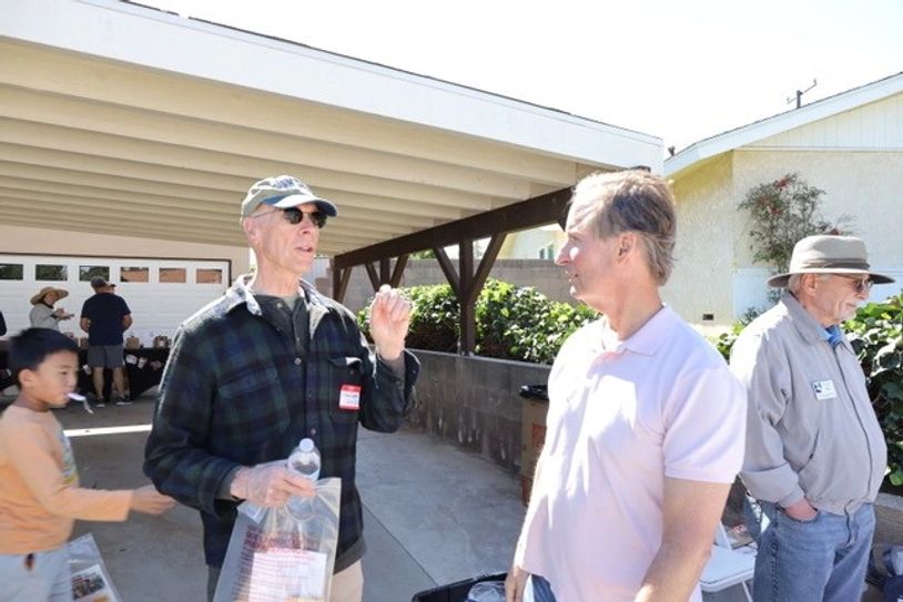 John Cruikshank with Glenn Cornell at the Rolling Hills Riviera HOA Ice Cream Social