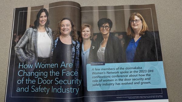 Women leaders at the 2023 DHI conNextions conference shaping door security.