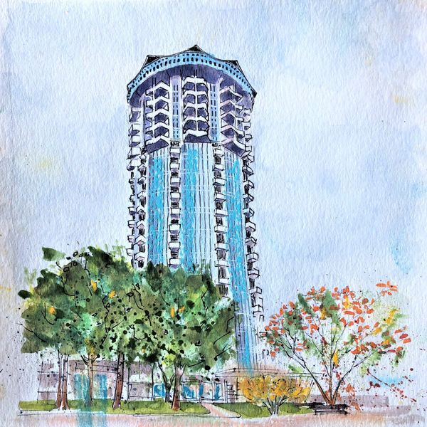 Founders Tower in OKC was formerly a high end office building but converted to higher end Condo's