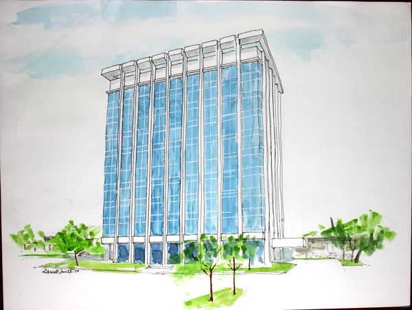 One of three Landmark Tower buildings in Oklahoma City, OK