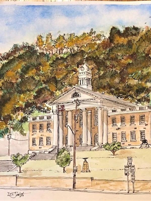 Wyoming County Courthouse
Pineville, WV. The southern part of West Virginia is covered with ATV trai