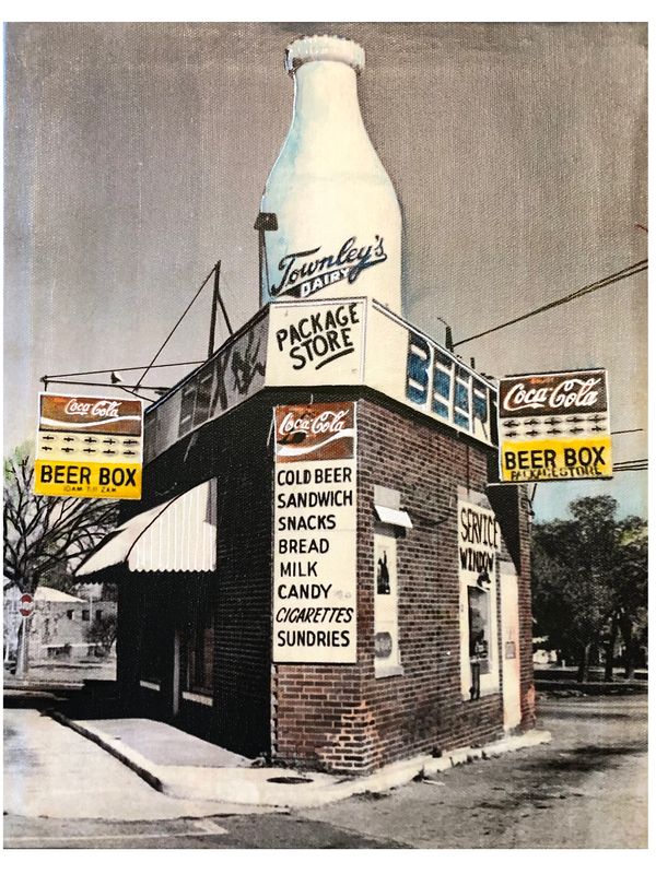 The Beer Box Store with Townley Milk Bottle, Oklahoma City, OK