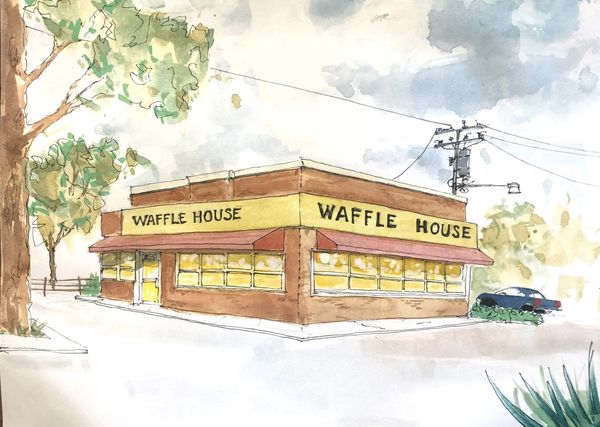 Waffle House Restaurant. Known  especially throughout the southern United States, this place is a cr