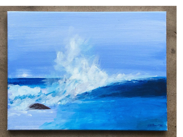 Sea Mist - acrylic on canvas
