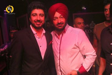 Ankkit Bahadur with singer Malkit Singh.