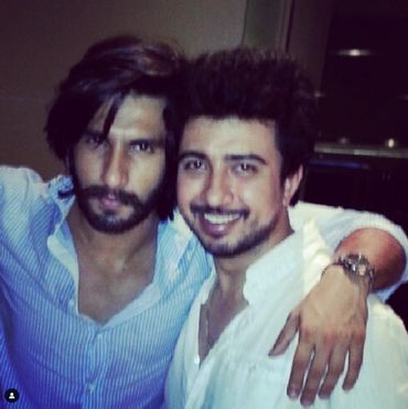 Ankkit Bahadur with actor Ranveer Singh.