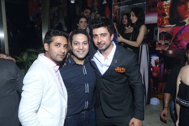 Ankkit Bahadur with Bigg Boss star Puneesh Sharma.