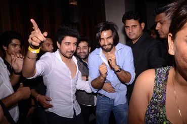 Ankkit Bahadur with actor Ranveer Singh.