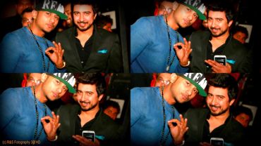 Ankkit Bahadur with rapper Yo Yo Honey Singh.