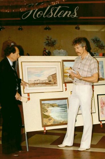 Art & Craft Fair at Parabanks Nov 1983 Bill Osment, Peter Findlay