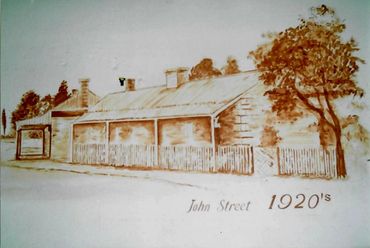 John St Paintings 1986 in Salisbury Institute