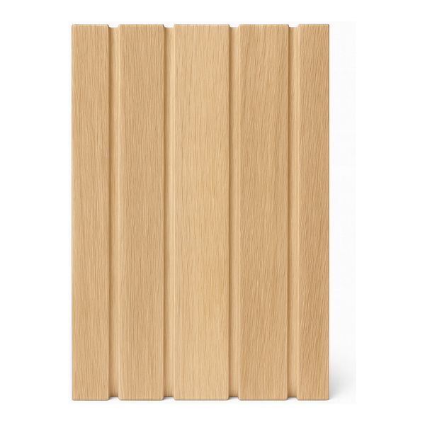 fluted oak cabinet door