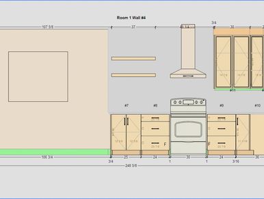 rendering plans for a kitchen