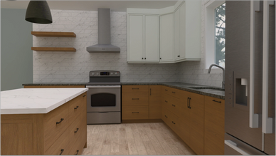 rendering 3d kitchen