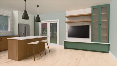 render 3d kitchen