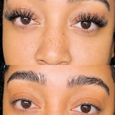 dramatic classic eyelash extensions set beautiful and elegant Miami life style