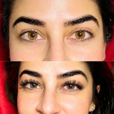 Classic cat eye eyelash extensions