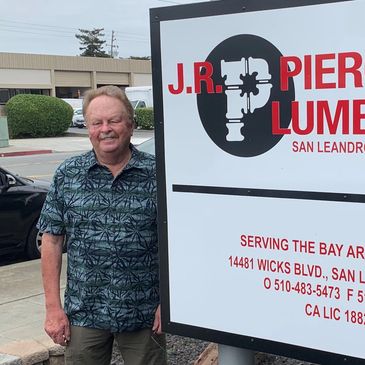 RICHARD PIERCE of J.R. Pierce Plumbing. Located in San Leandro California. Plumbing and Construction