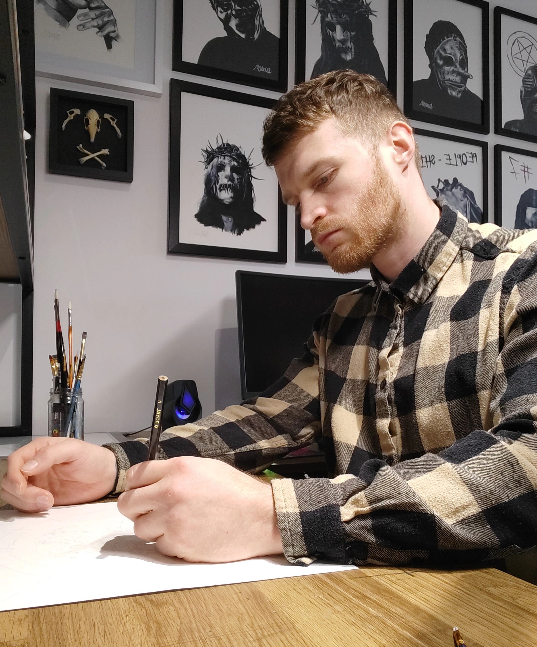 Jake Dennys, Dennyspaints, portrait and gothic artist in Shrewsbury, Shropshire.