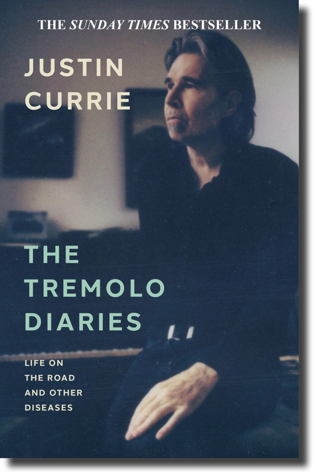 Book cover of The Tremolo Diaries by Justin Currie, a Sunday Times bestseller.